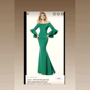 Green Jovani Evening/Formal Dress (NWOT)